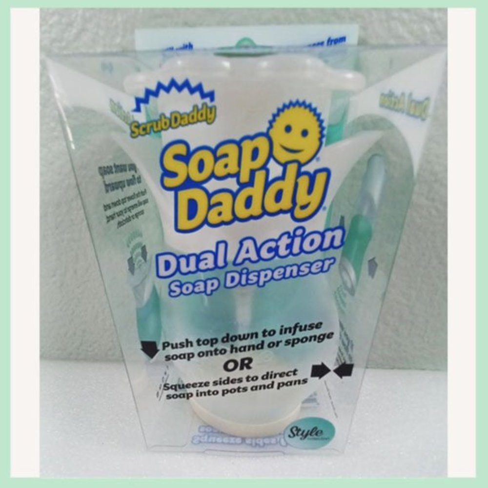 Scrub Daddy Soap Dispenser, Soap Daddy Dual Action Dispenser - Picture 2 of 6